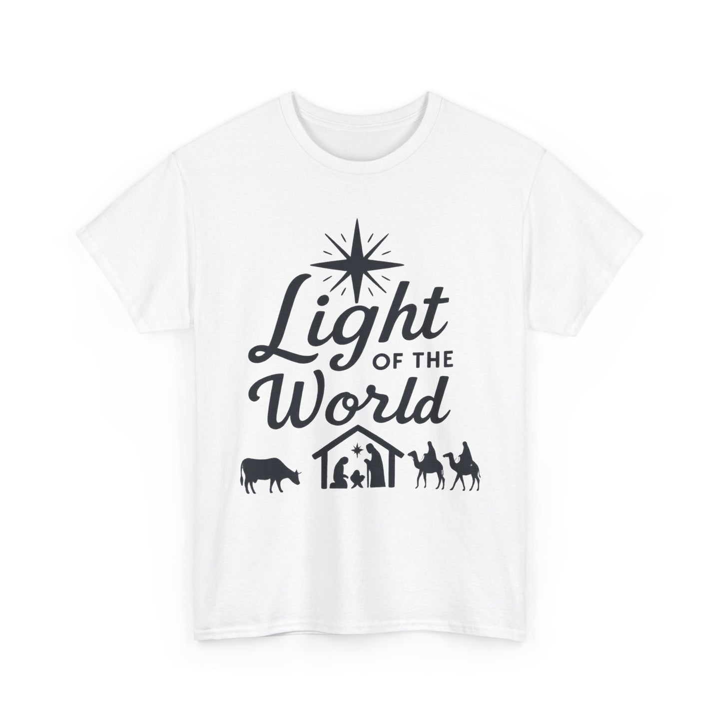 Nativity Unisex Tee - Light of the World - Dark Version