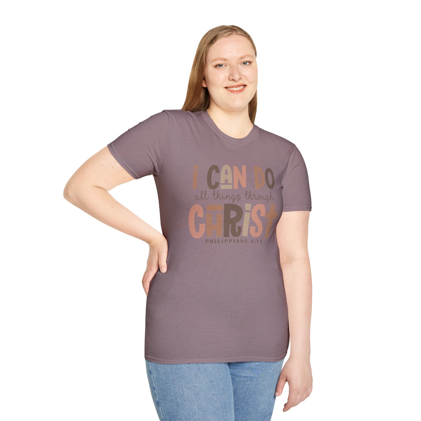 Faithful Unisex Tee with Inspirational Text - Earthtone Colors
