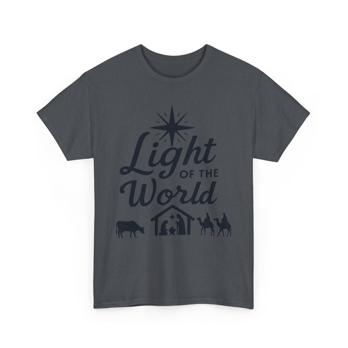 Nativity Unisex Tee - Light of the World - Dark Version