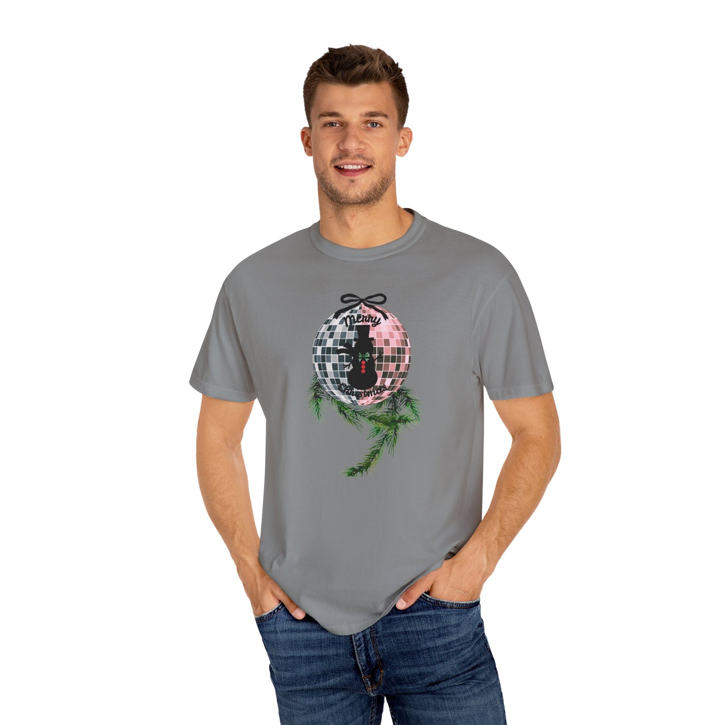 Christmas Disco Snowman T-shirt