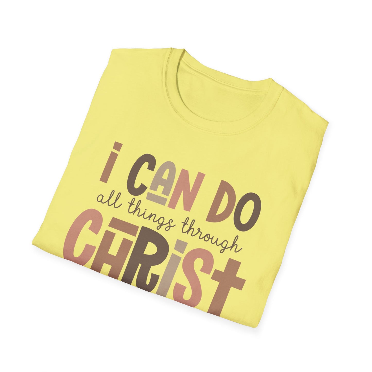 Faithful Unisex Tee with Inspirational Text - Earthtone Colors