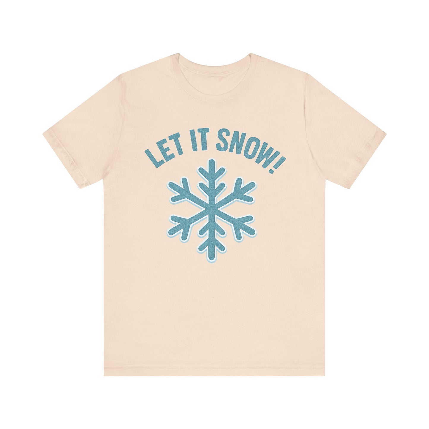 Winter Fun Unisex Tee, Let It Snow Graphic Shirt, Cozy Winter Wear, Holiday Gift, Snow Lover T-Shirt