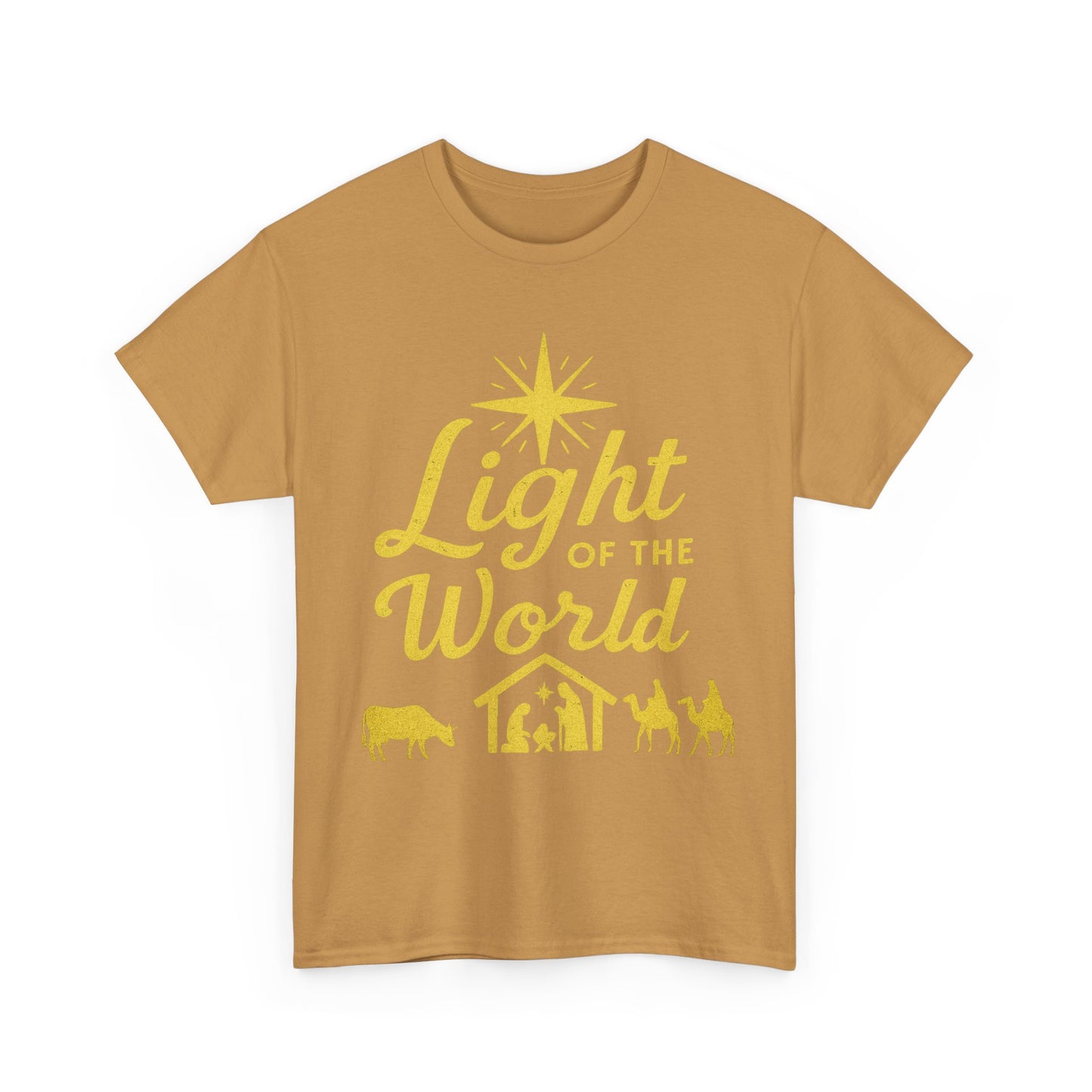 Christmas Nativity Unisex Tee - LIGHT OF THE WORLD