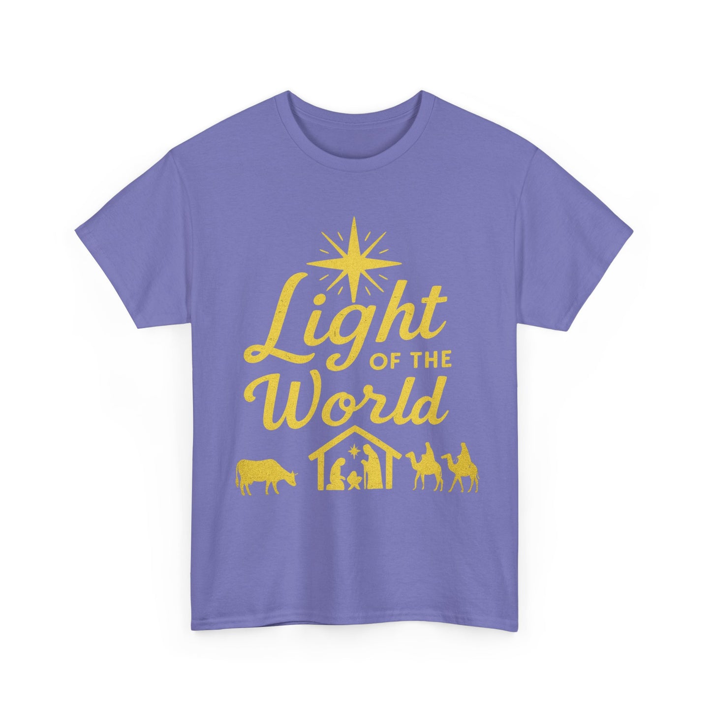 Christmas Nativity Unisex Tee - LIGHT OF THE WORLD