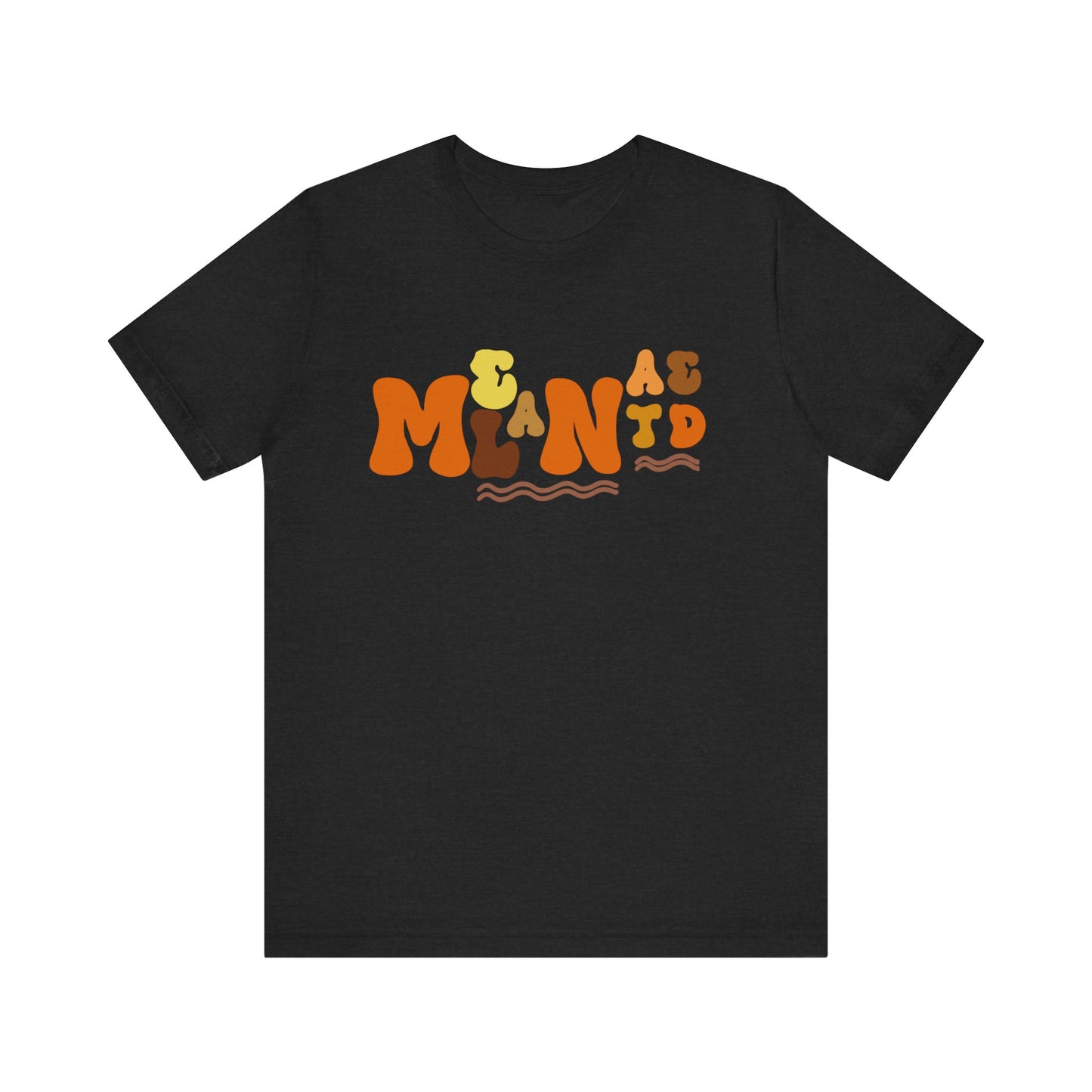Melanated Bubble Letters T-shirt Design 2