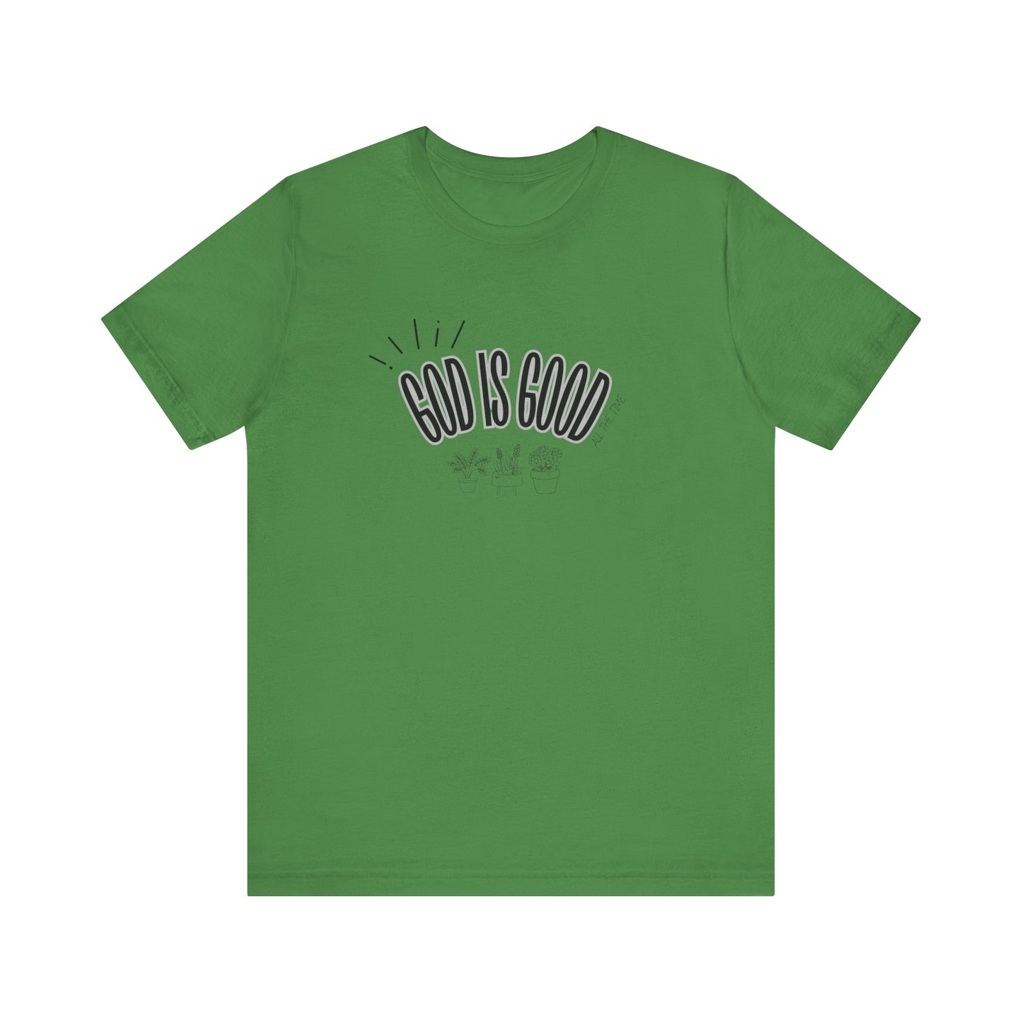 God is Good Unisex T-shirt with Flower Images