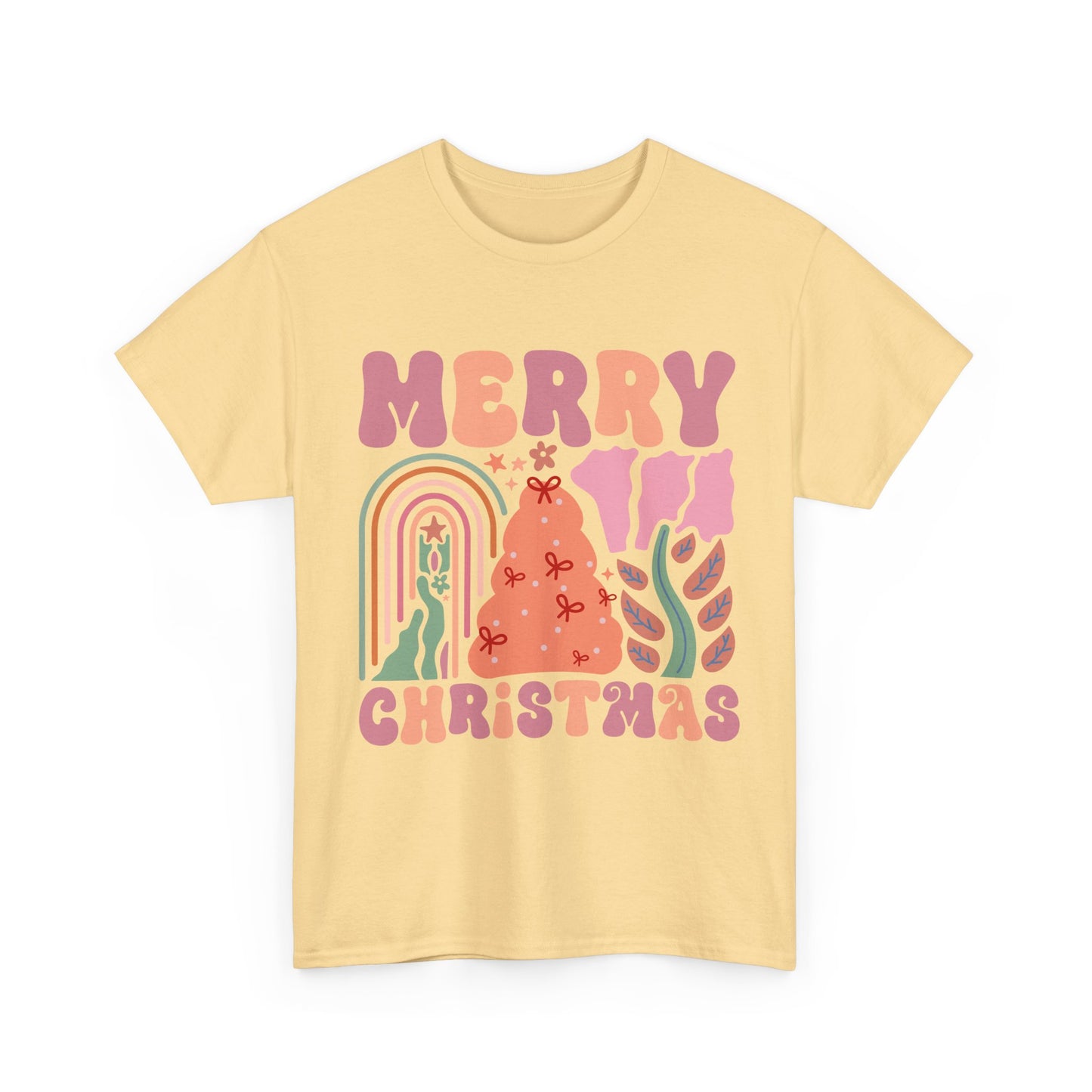 Boho Style Merry Christmas Tee - Unisex Tee