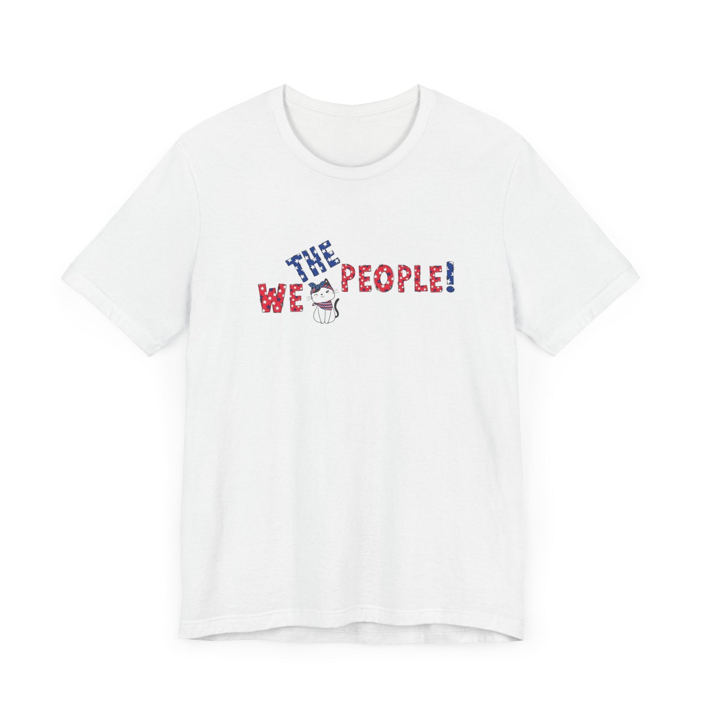 Patriotic Cat 'We the People' T-Shirt