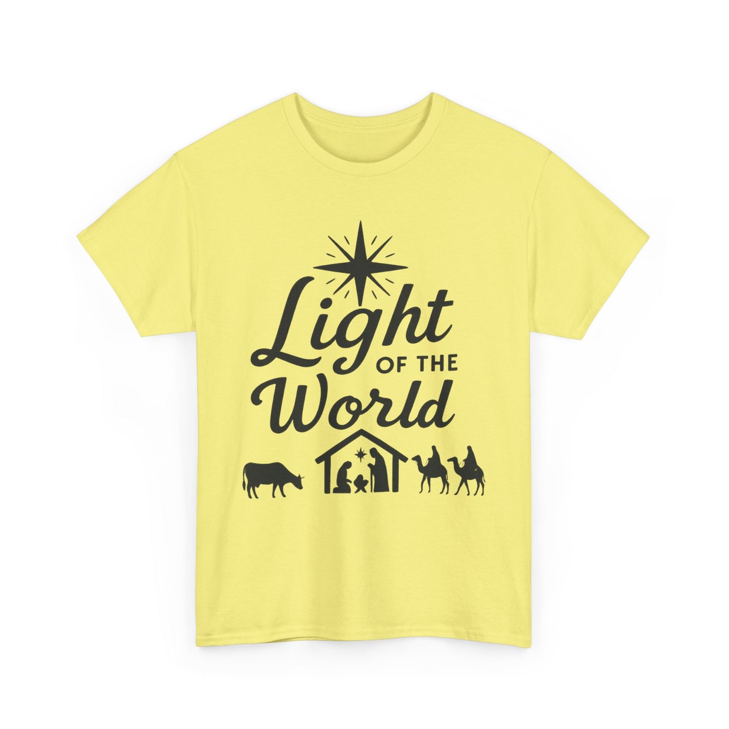 Nativity Unisex Tee - Light of the World - Dark Version