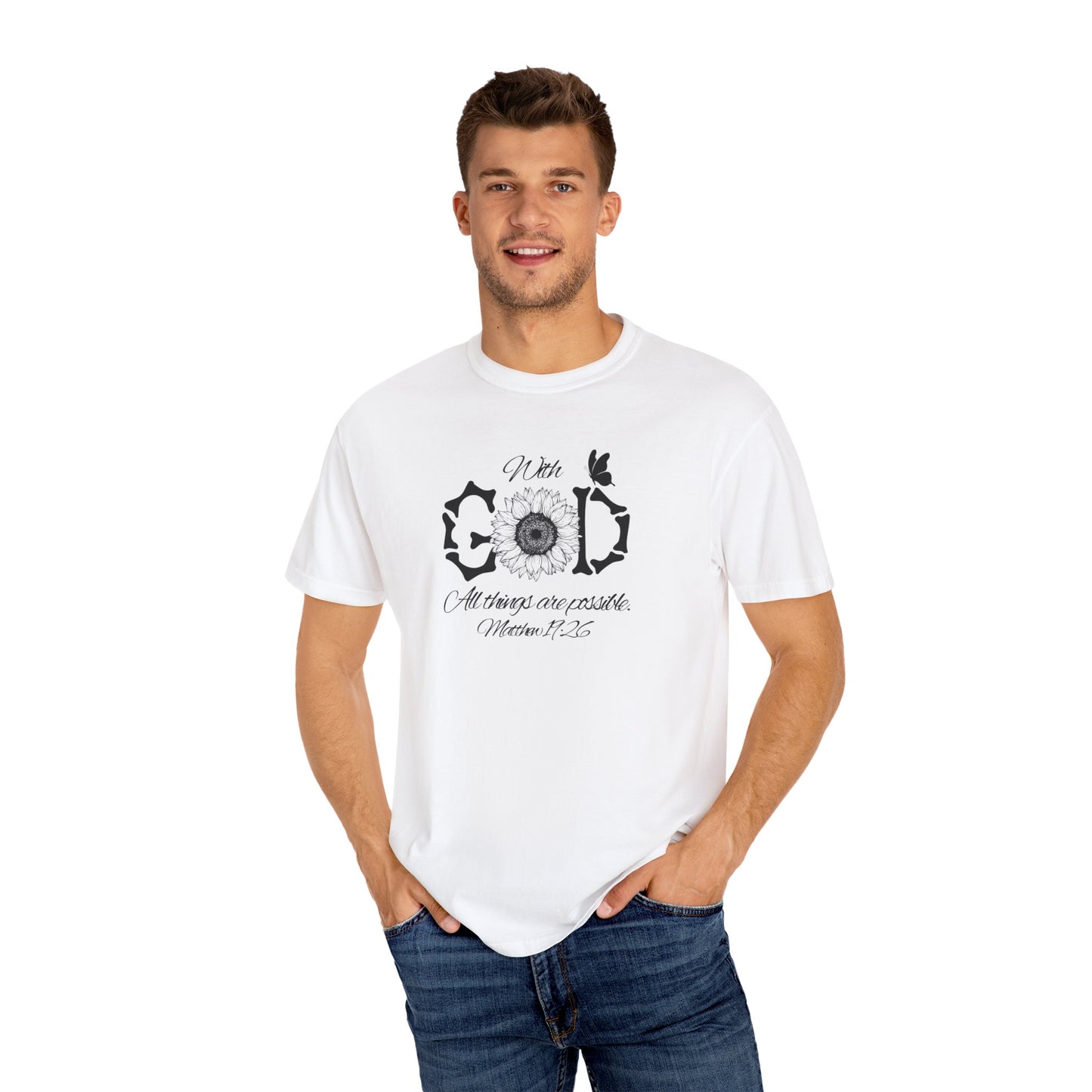 Daisy Scripture T-shirt