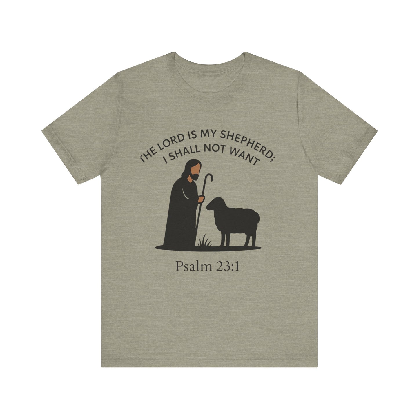 Christian Tee - Jesus Shepard and Black Sheep Design