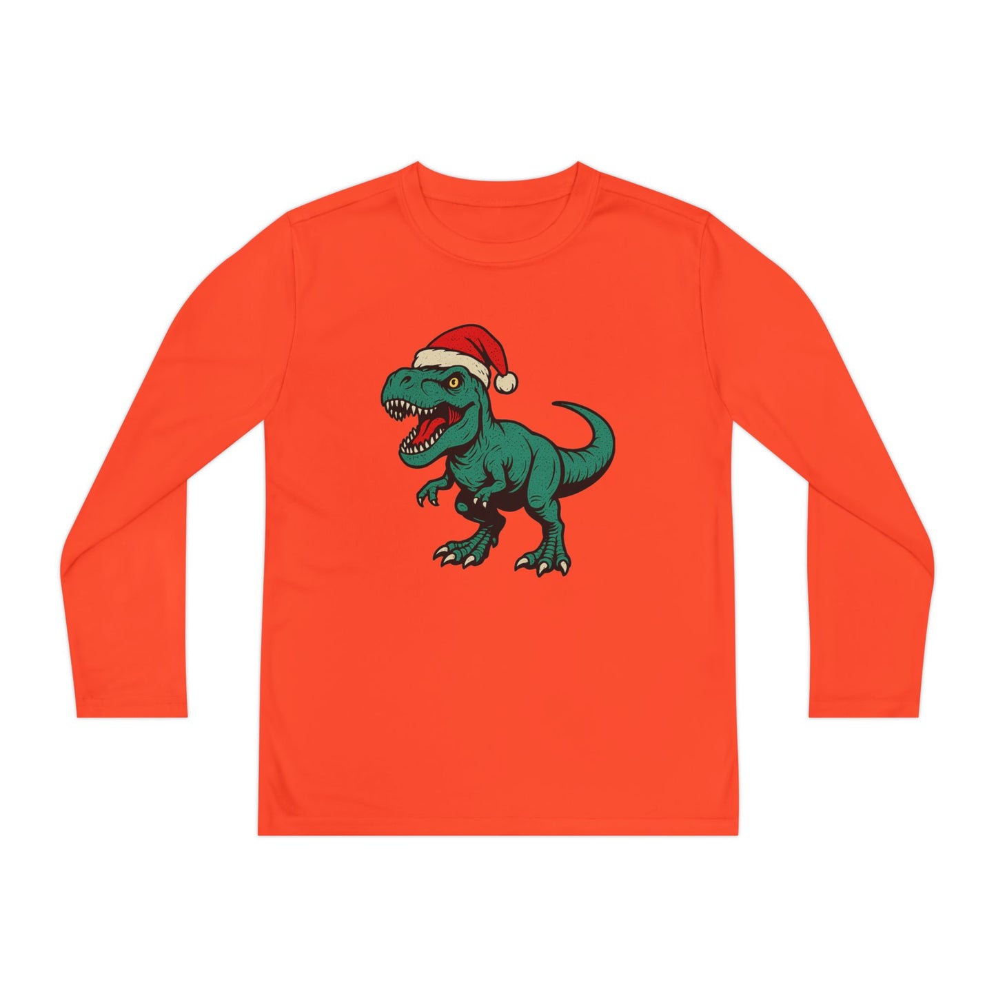 Long Sleeve Dinosaur Holiday Tee