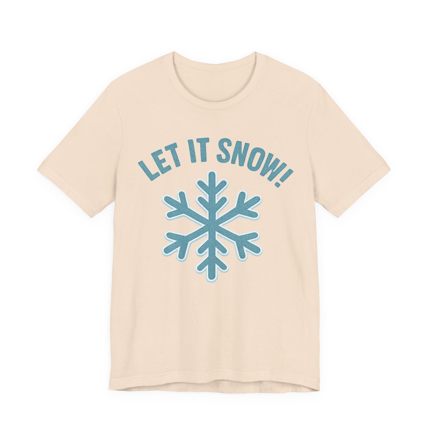 Winter Fun Unisex Tee, Let It Snow Graphic Shirt, Cozy Winter Wear, Holiday Gift, Snow Lover T-Shirt