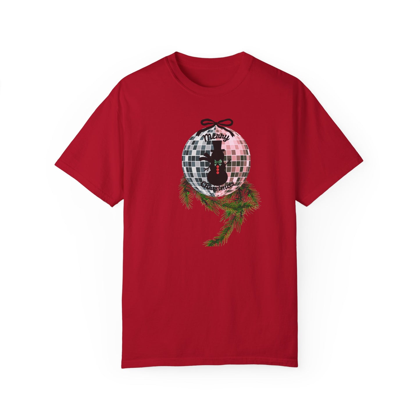 Christmas Disco Snowman T-shirt