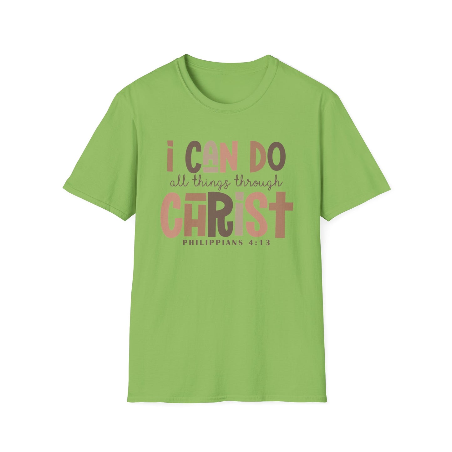 Faithful Unisex Tee with Inspirational Text - Earthtone Colors