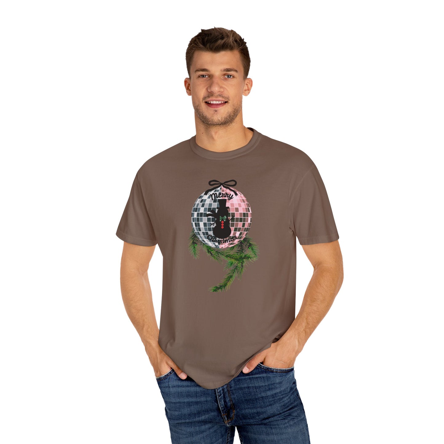 Christmas Disco Snowman T-shirt