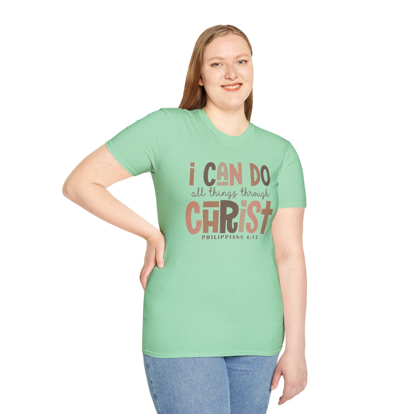 Faithful Unisex Tee with Inspirational Text - Earthtone Colors