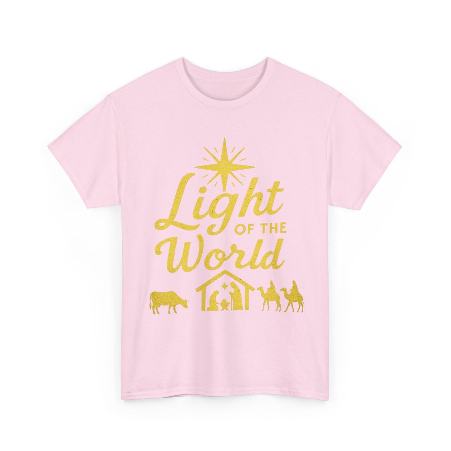 Christmas Nativity Unisex Tee - LIGHT OF THE WORLD