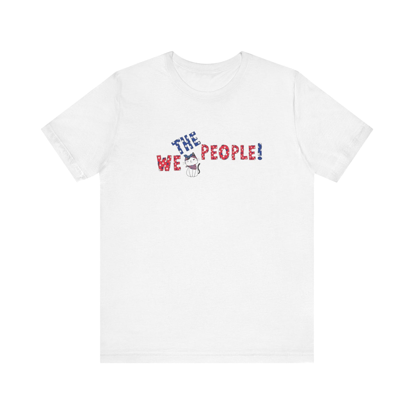 Patriotic Cat 'We the People' T-Shirt