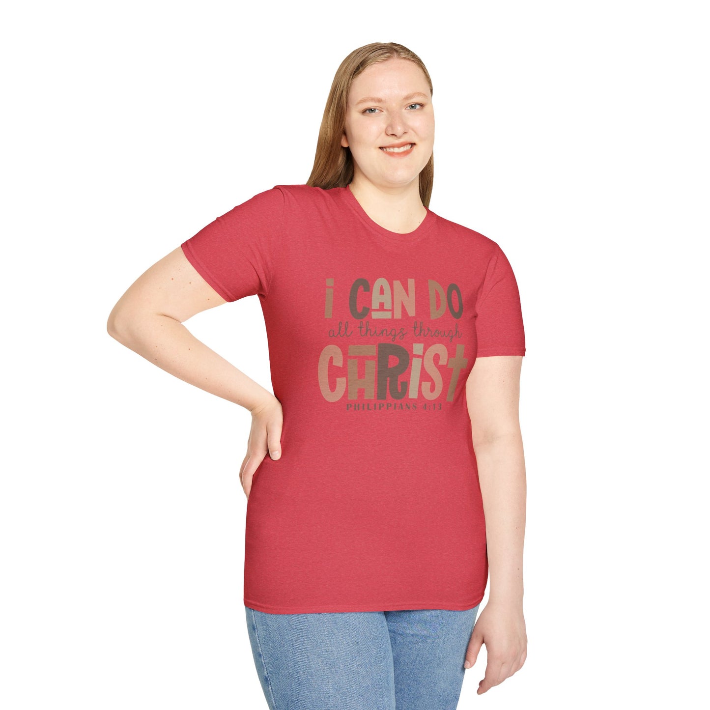 Faithful Unisex Tee with Inspirational Text - Earthtone Colors