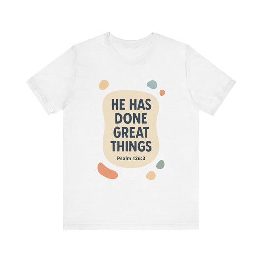 Abstract PSALM: 126 Tee