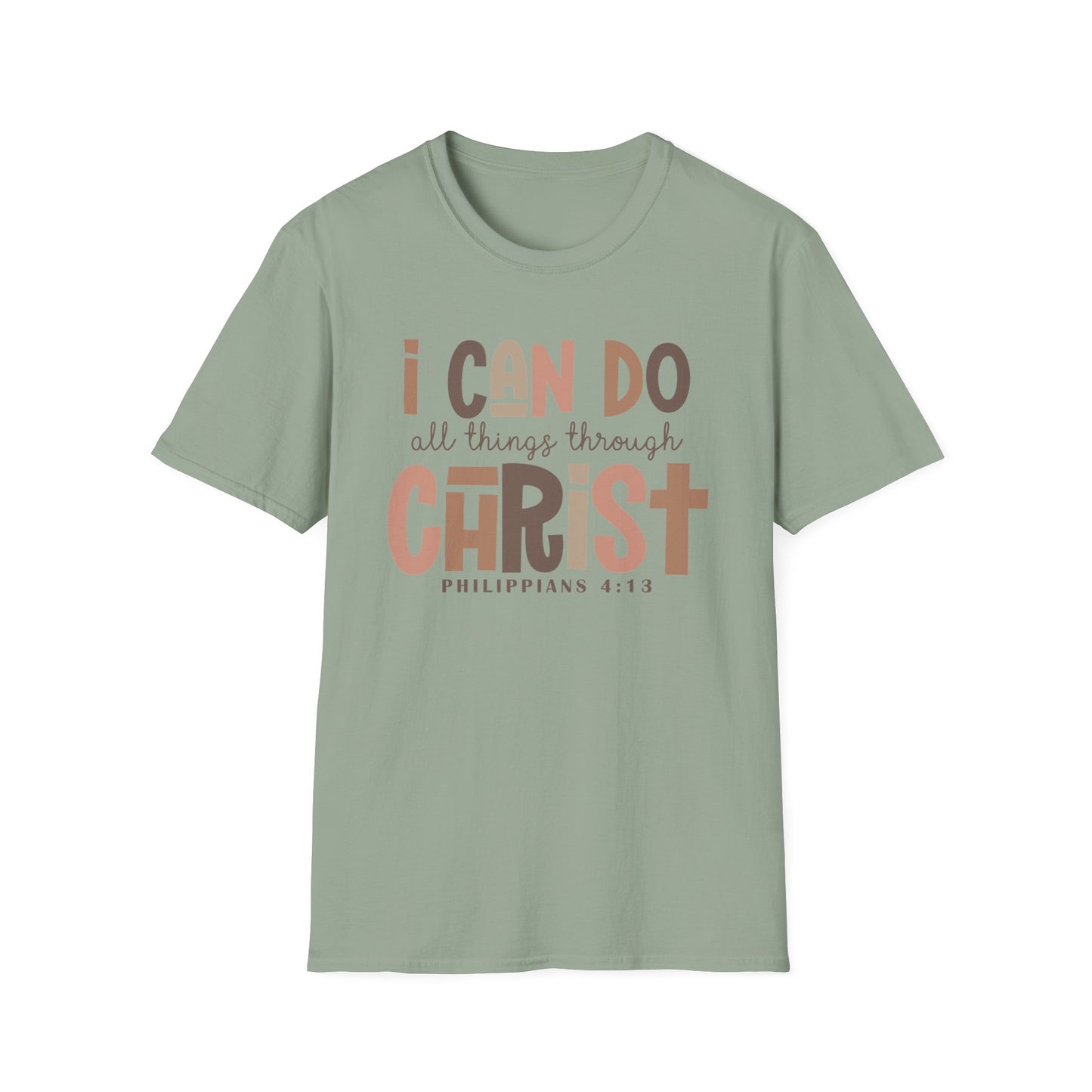 Faithful Unisex Tee with Inspirational Text - Earthtone Colors
