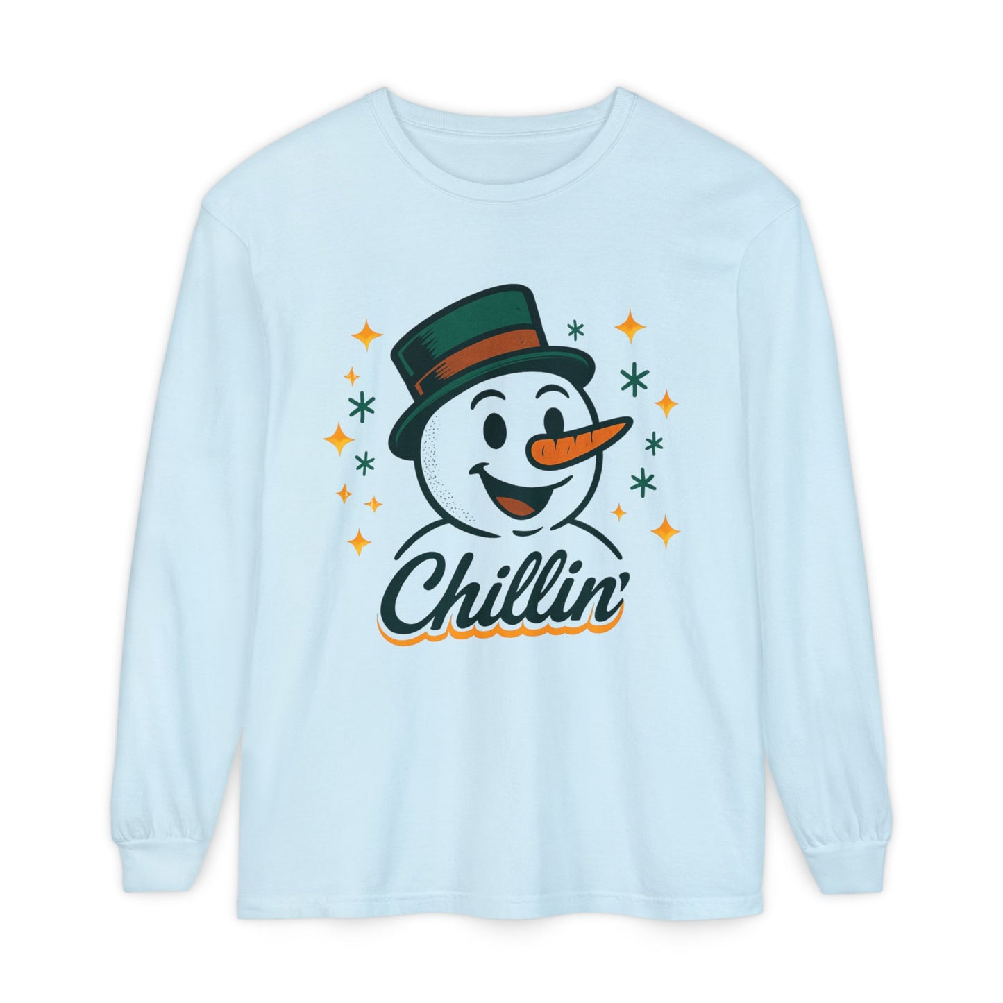 Unisex Garment-dyed Long Sleeve T-Shirt