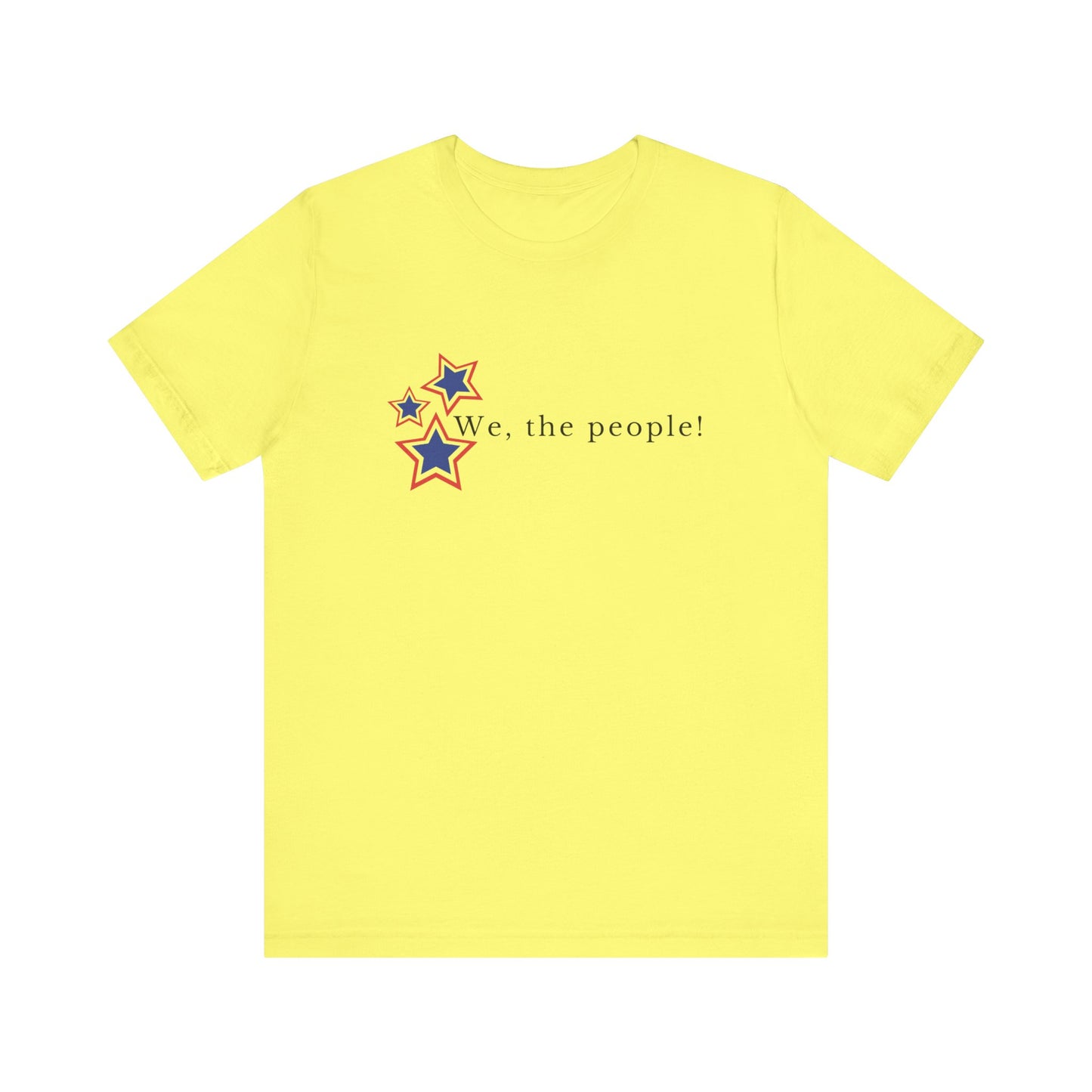 Constitution We the People T-Shirt-3 Corner Star Design