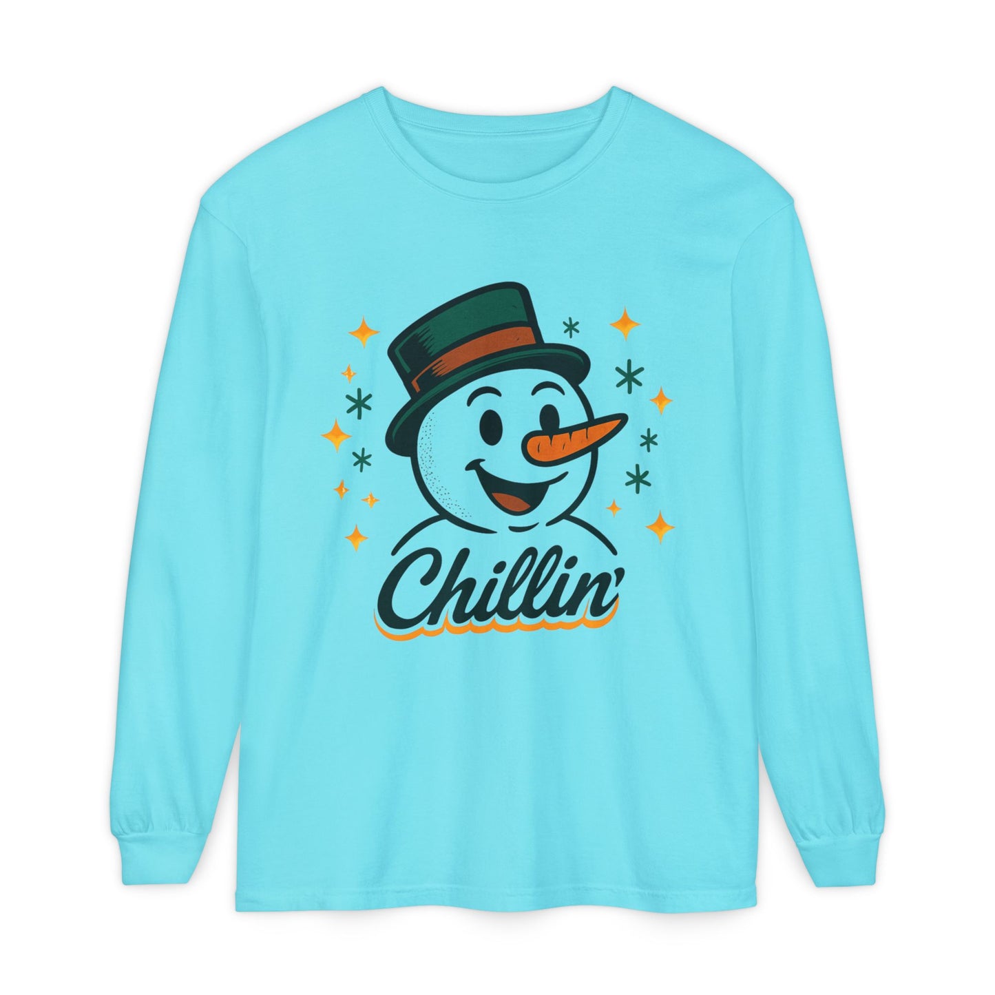Unisex Garment-dyed Long Sleeve T-Shirt