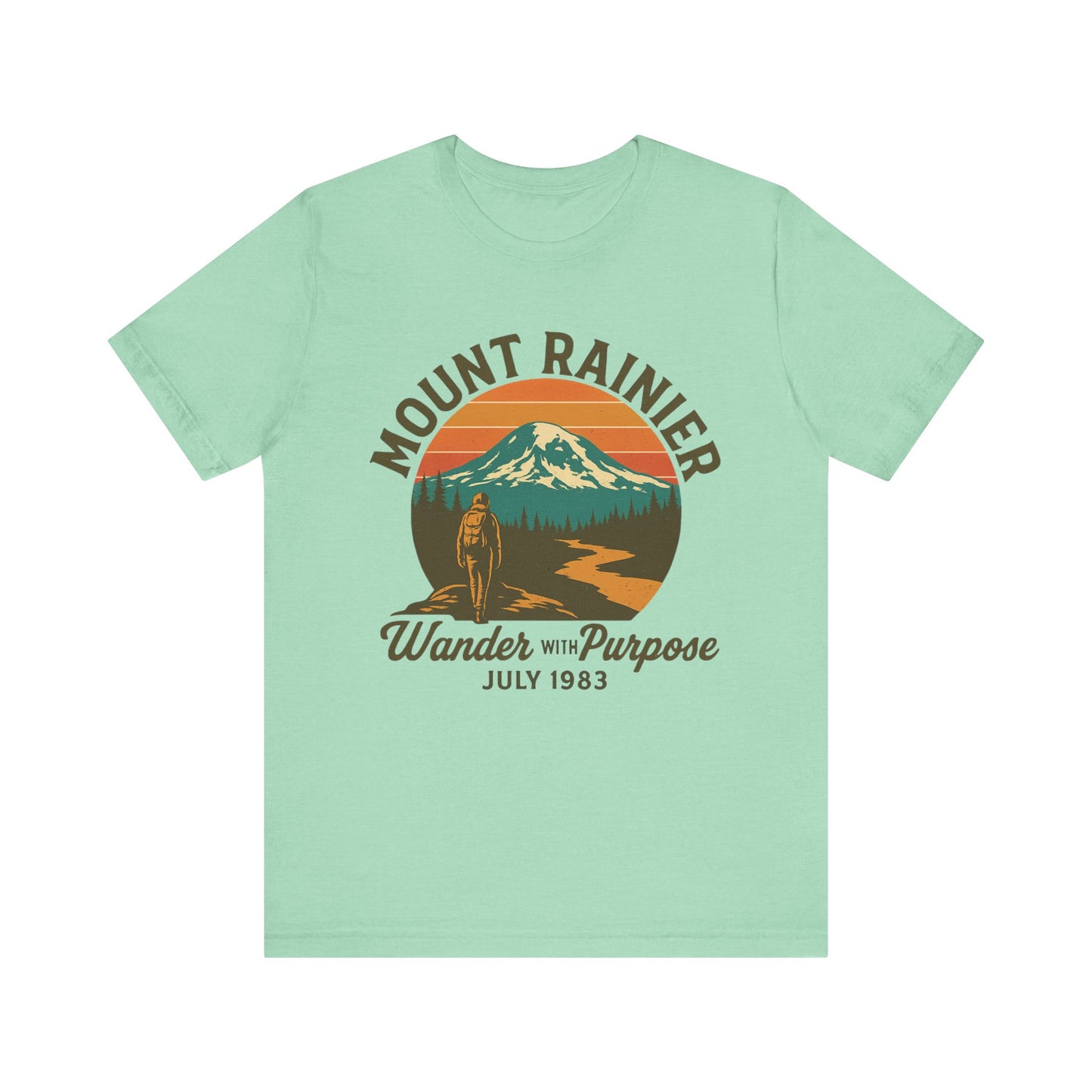 Adventure Tee - Wander with Purpose Retro Hiker