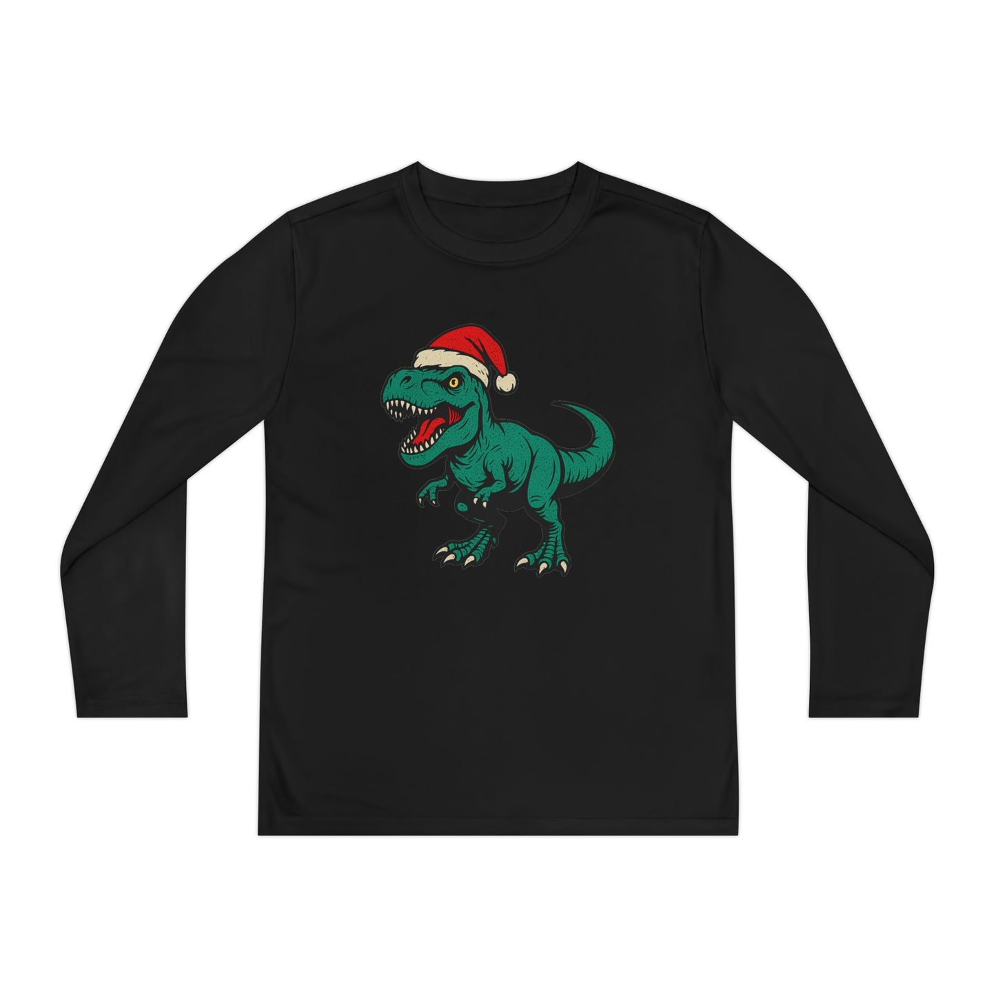 Long Sleeve Dinosaur Holiday Tee