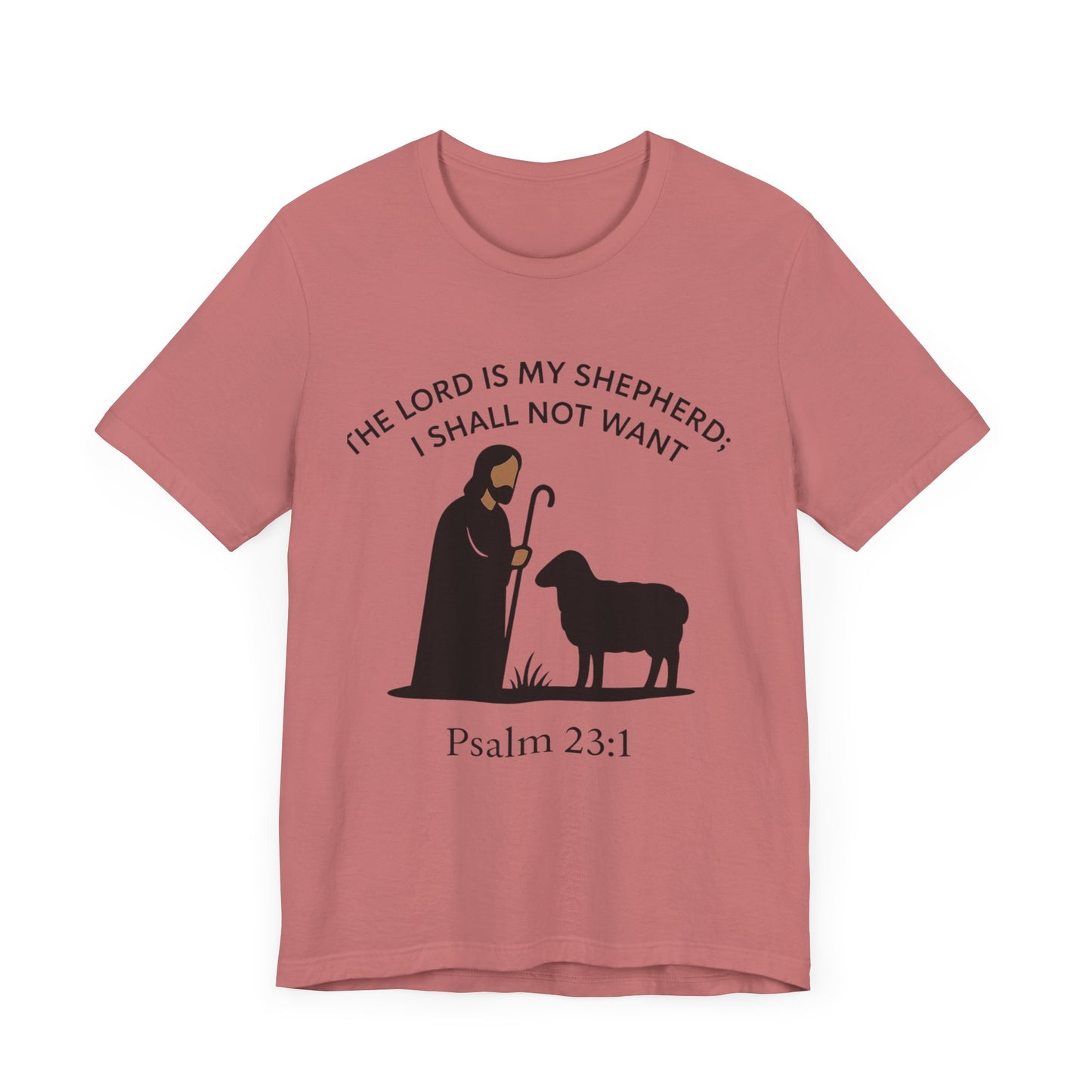 Christian Tee - Jesus Shepard and Black Sheep Design