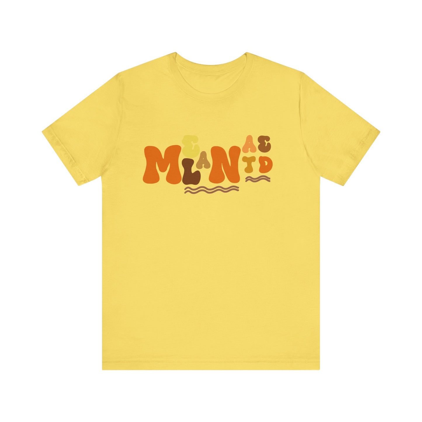 Melanated Bubble Letters T-shirt Design 2
