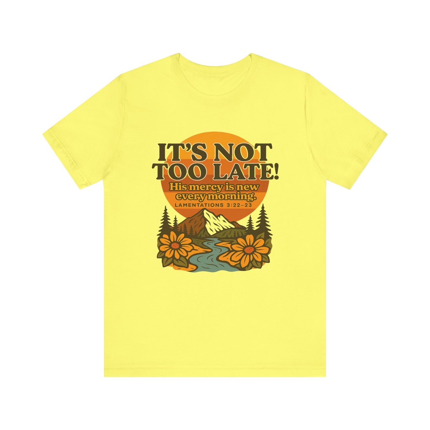 Nature Themed Tee - God's Merciful Reminder