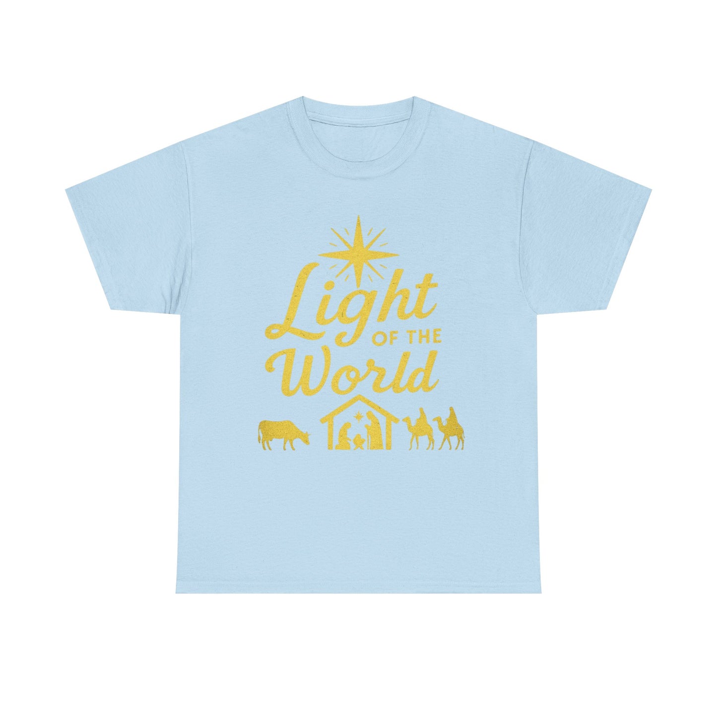Christmas Nativity Unisex Tee - LIGHT OF THE WORLD
