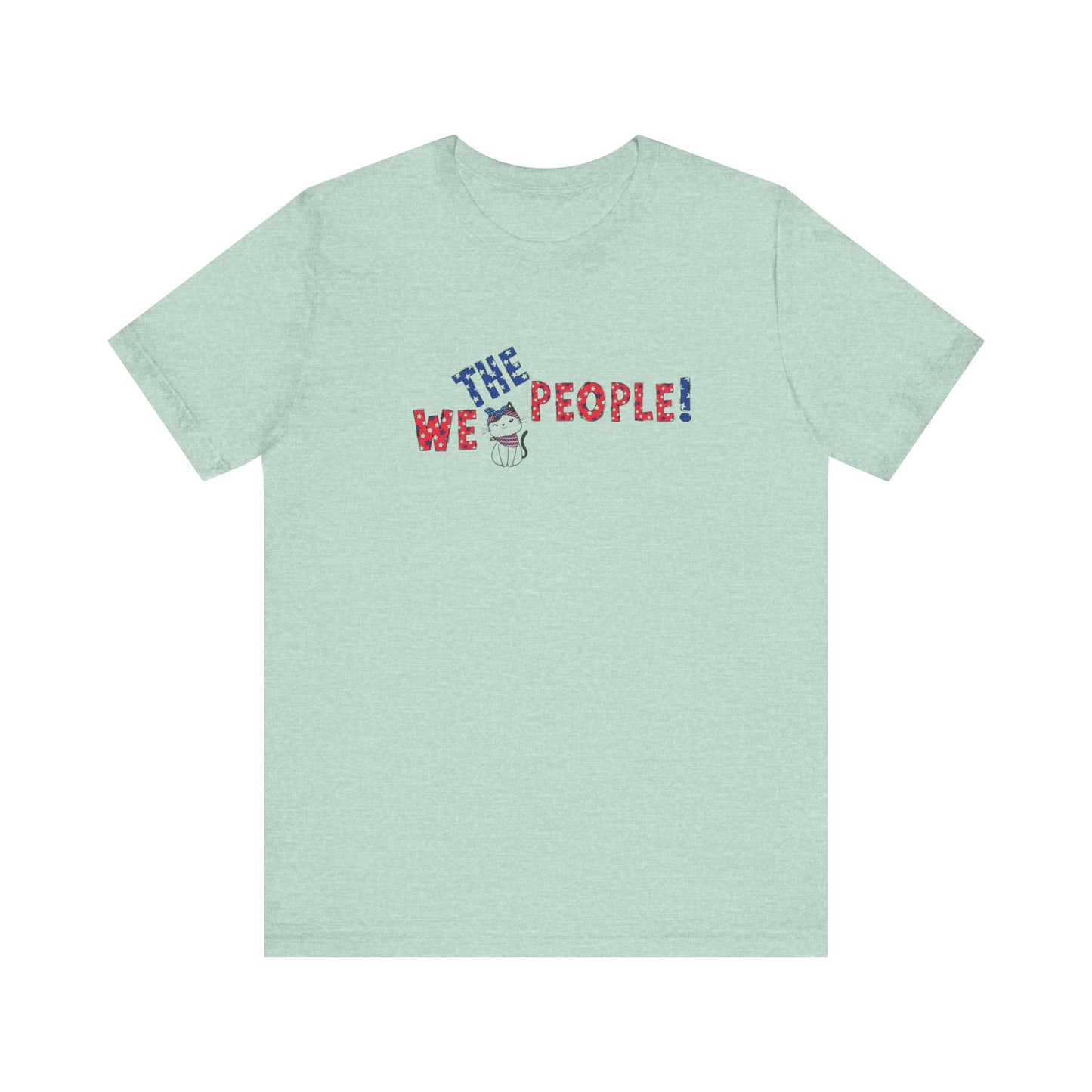 Patriotic Cat 'We the People' T-Shirt