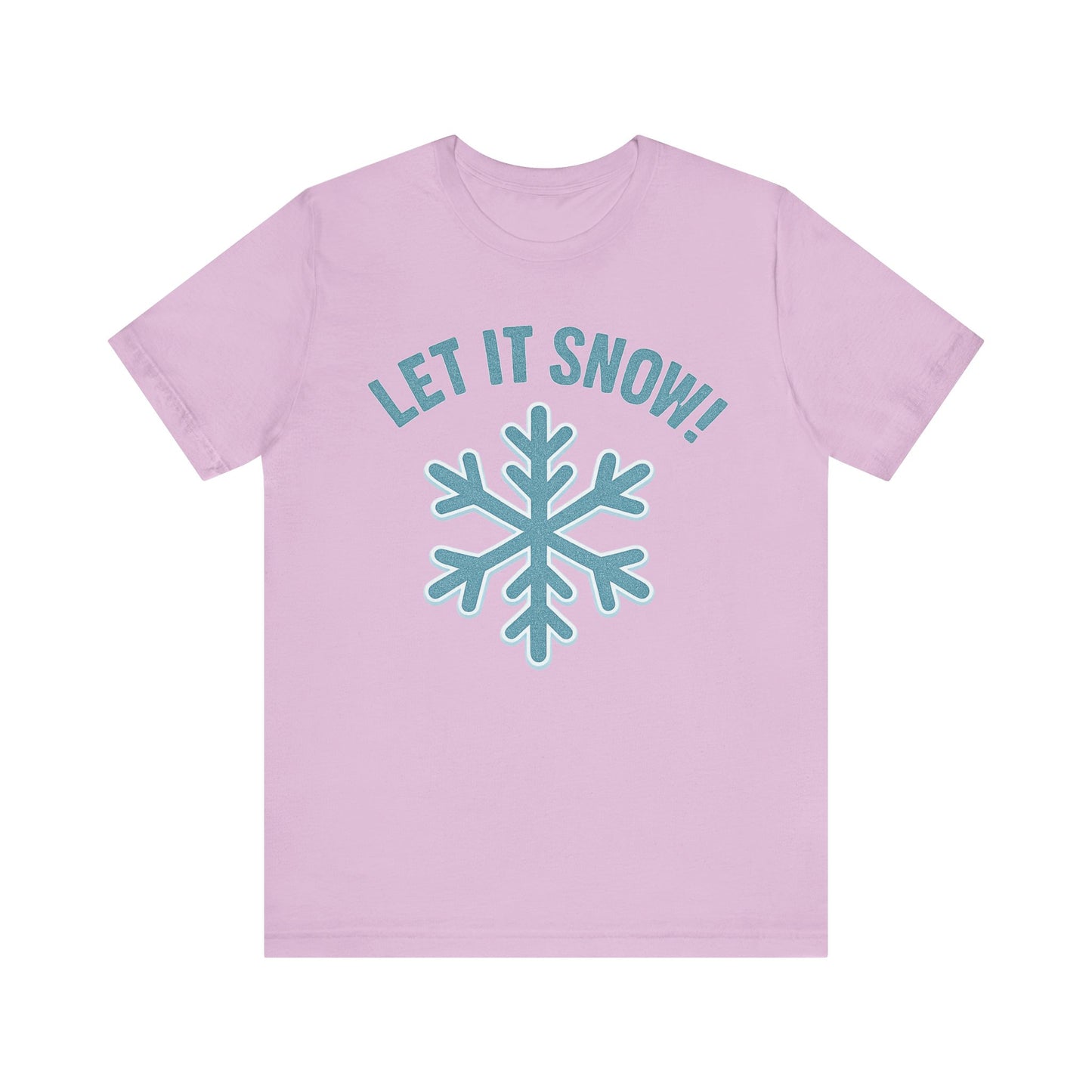Winter Fun Unisex Tee, Let It Snow Graphic Shirt, Cozy Winter Wear, Holiday Gift, Snow Lover T-Shirt
