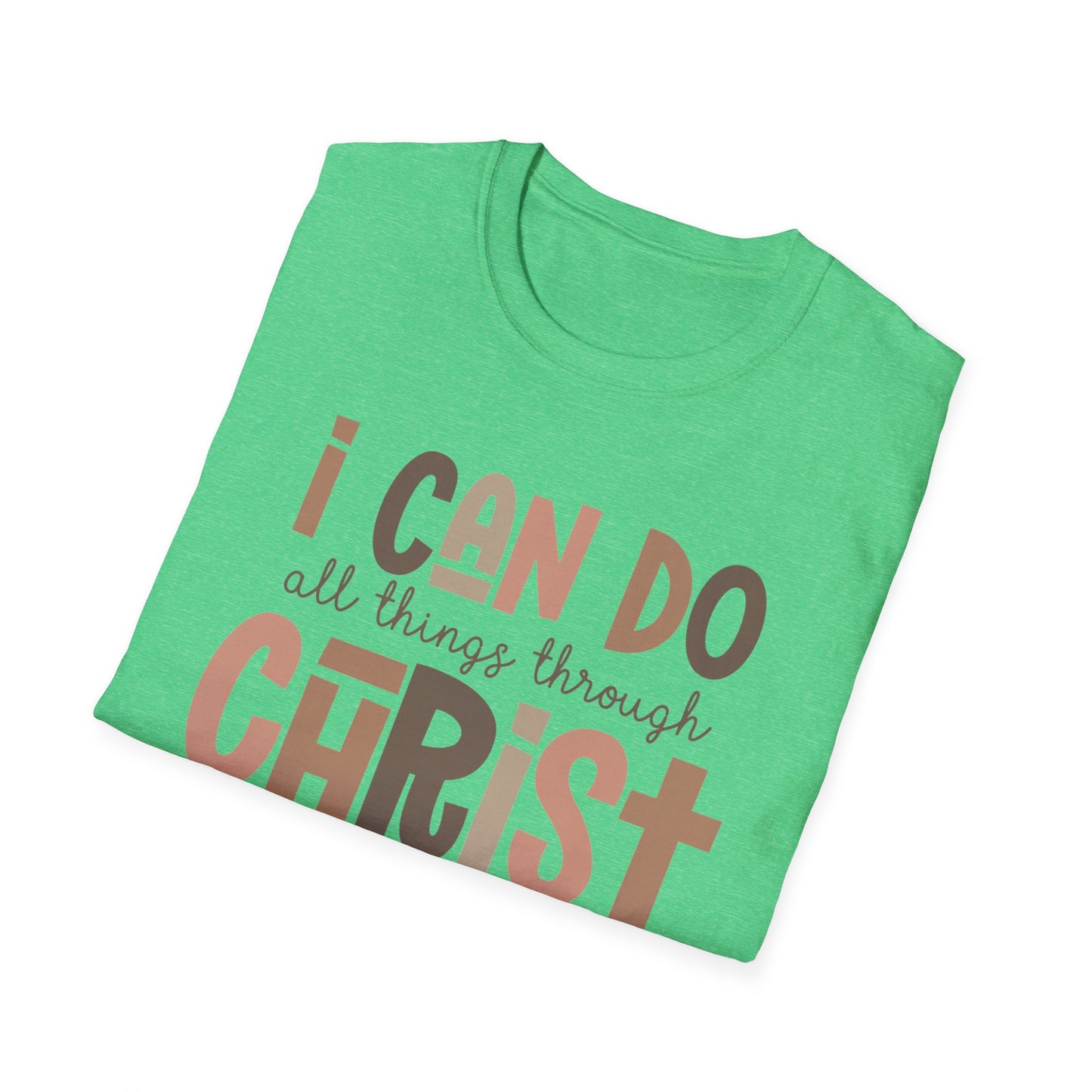 Faithful Unisex Tee with Inspirational Text - Earthtone Colors