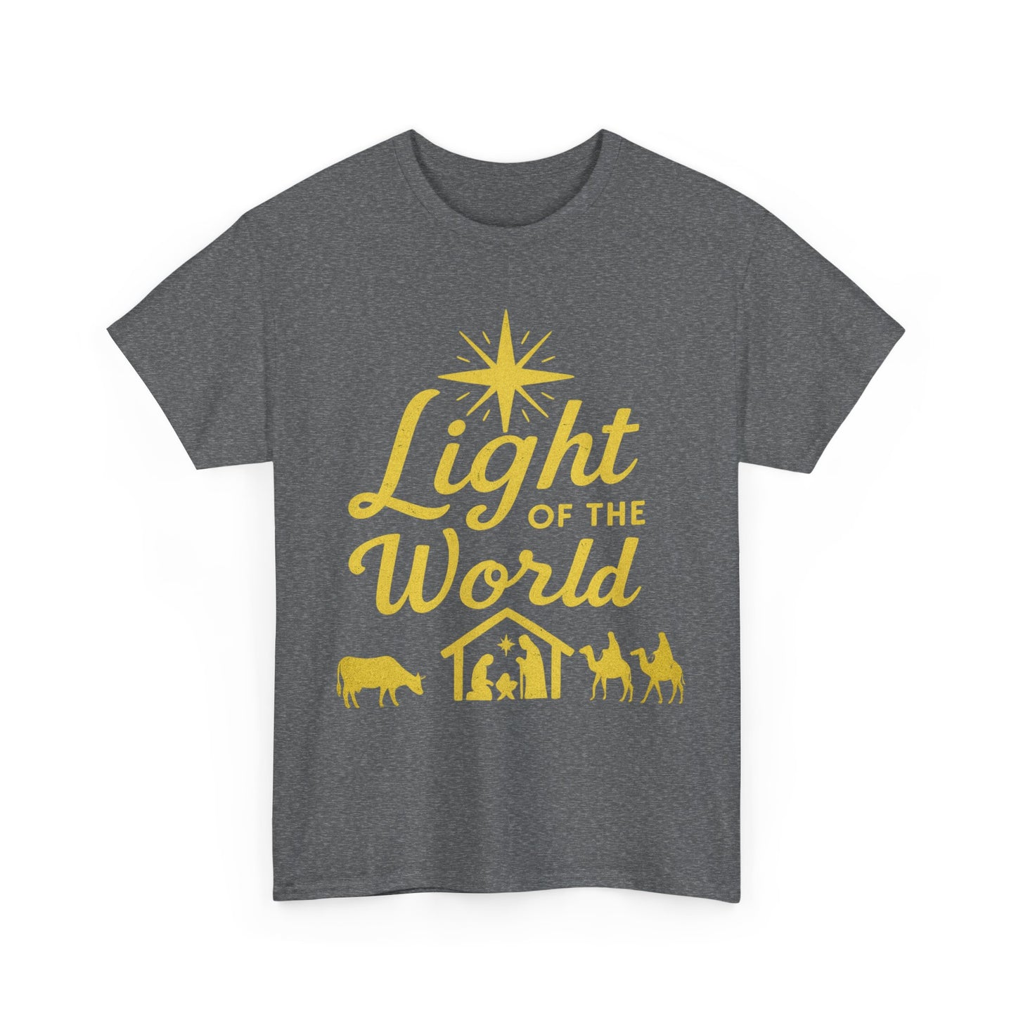 Christmas Nativity Unisex Tee - LIGHT OF THE WORLD