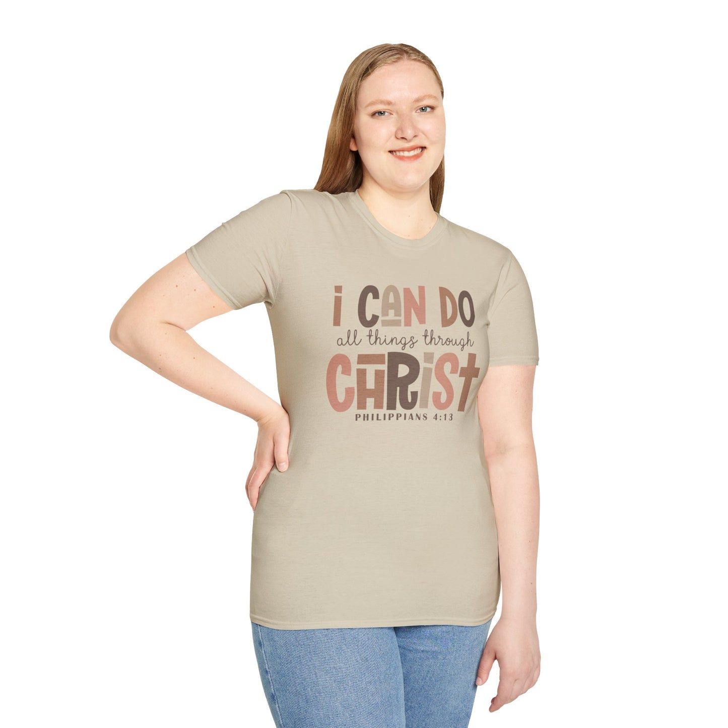 Faithful Unisex Tee with Inspirational Text - Earthtone Colors