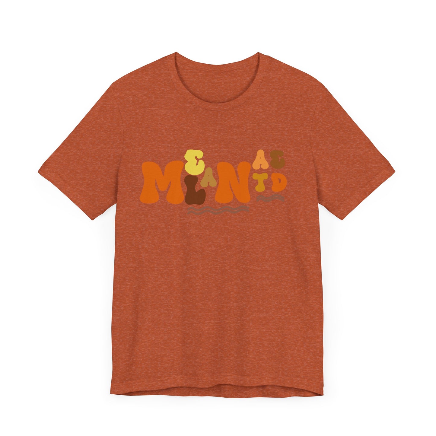 Melanated Bubble Letters T-shirt Design 2