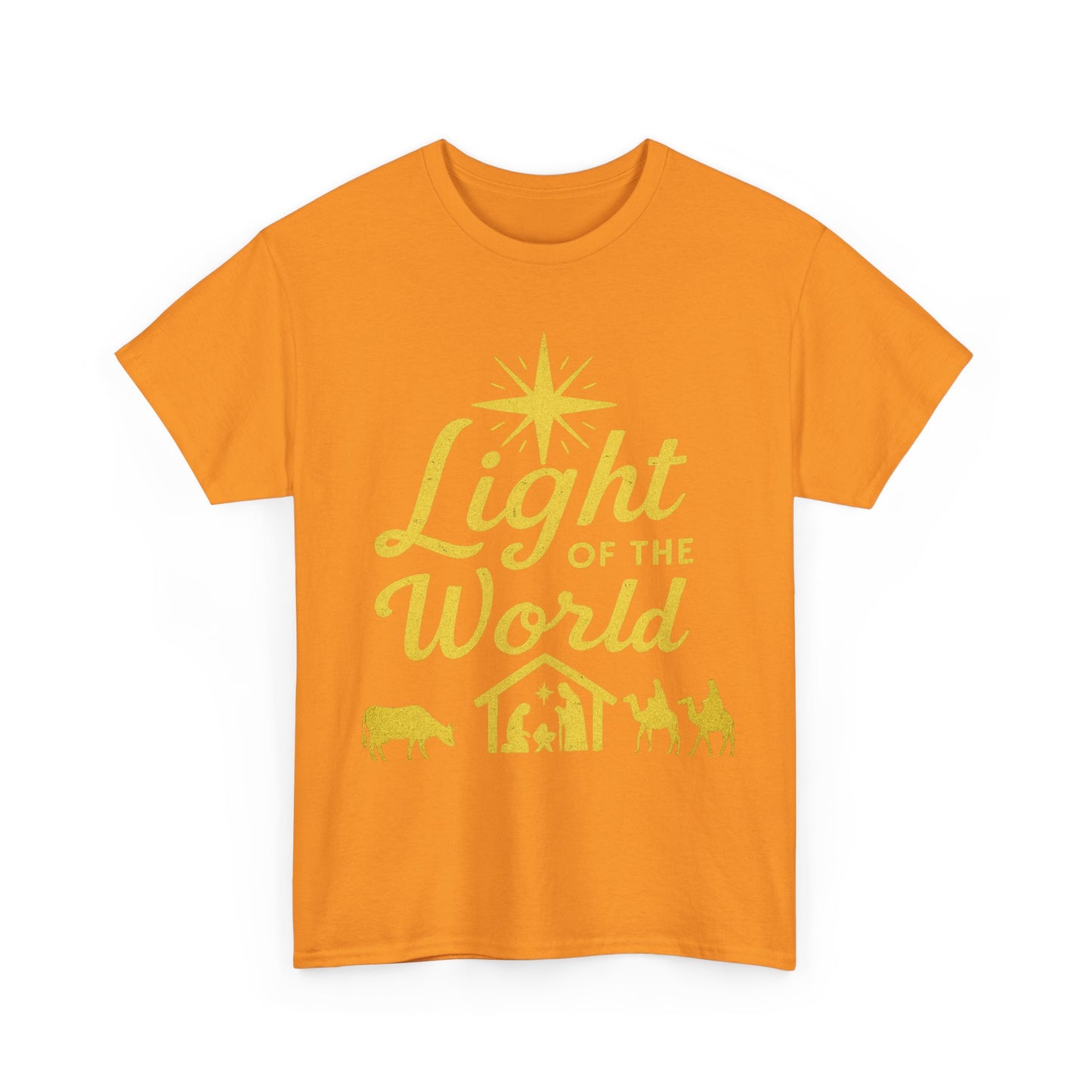 Christmas Nativity Unisex Tee - LIGHT OF THE WORLD