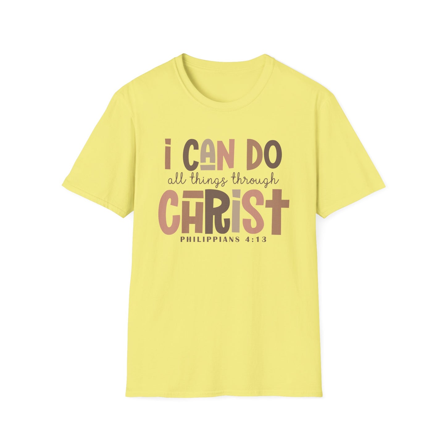 Faithful Unisex Tee with Inspirational Text - Earthtone Colors