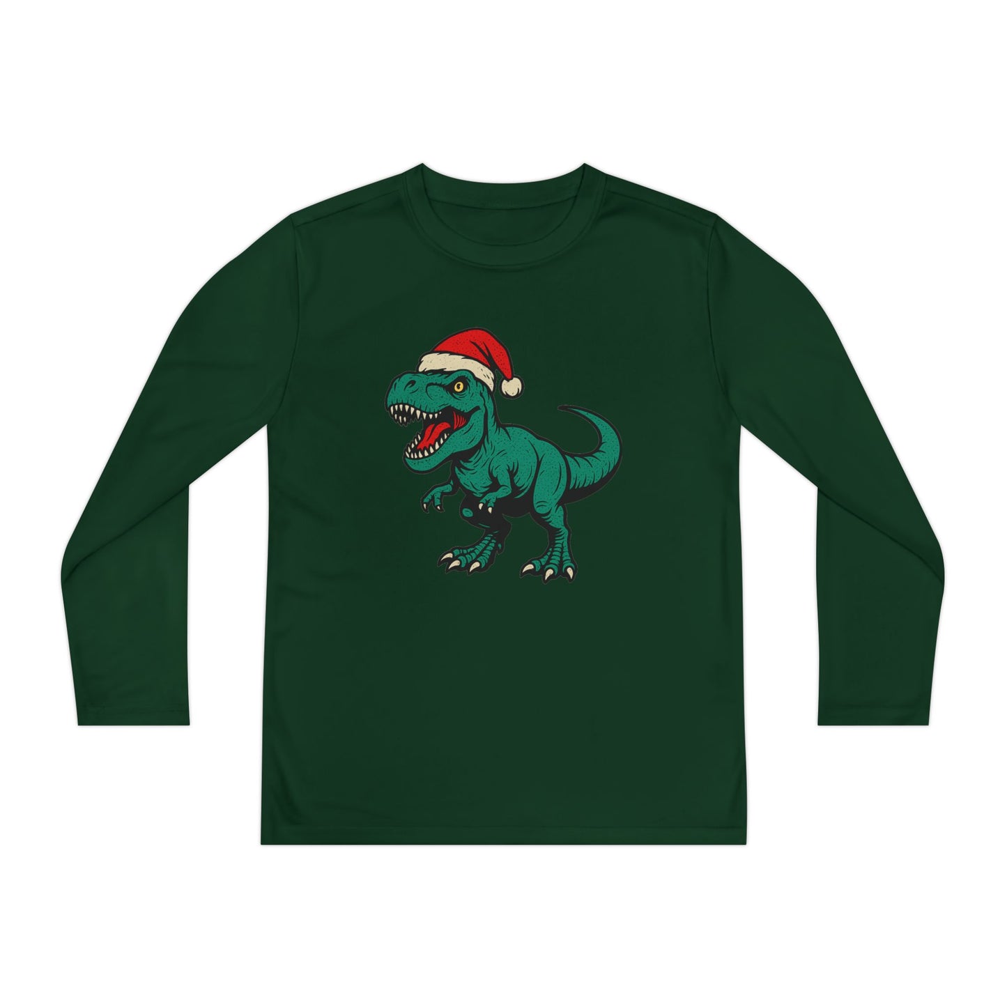 Long Sleeve Dinosaur Holiday Tee