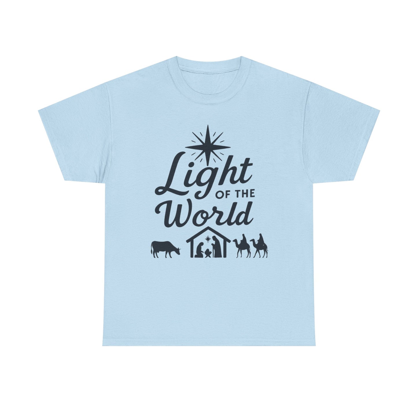 Nativity Unisex Tee - Light of the World - Dark Version