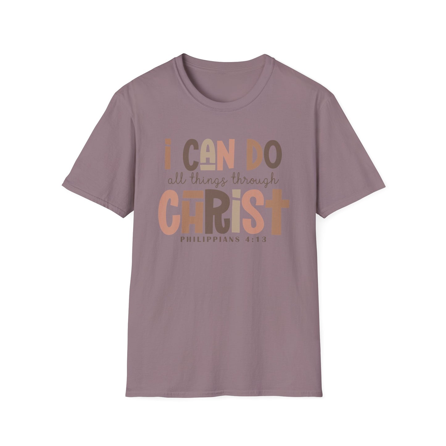 Faithful Unisex Tee with Inspirational Text - Earthtone Colors