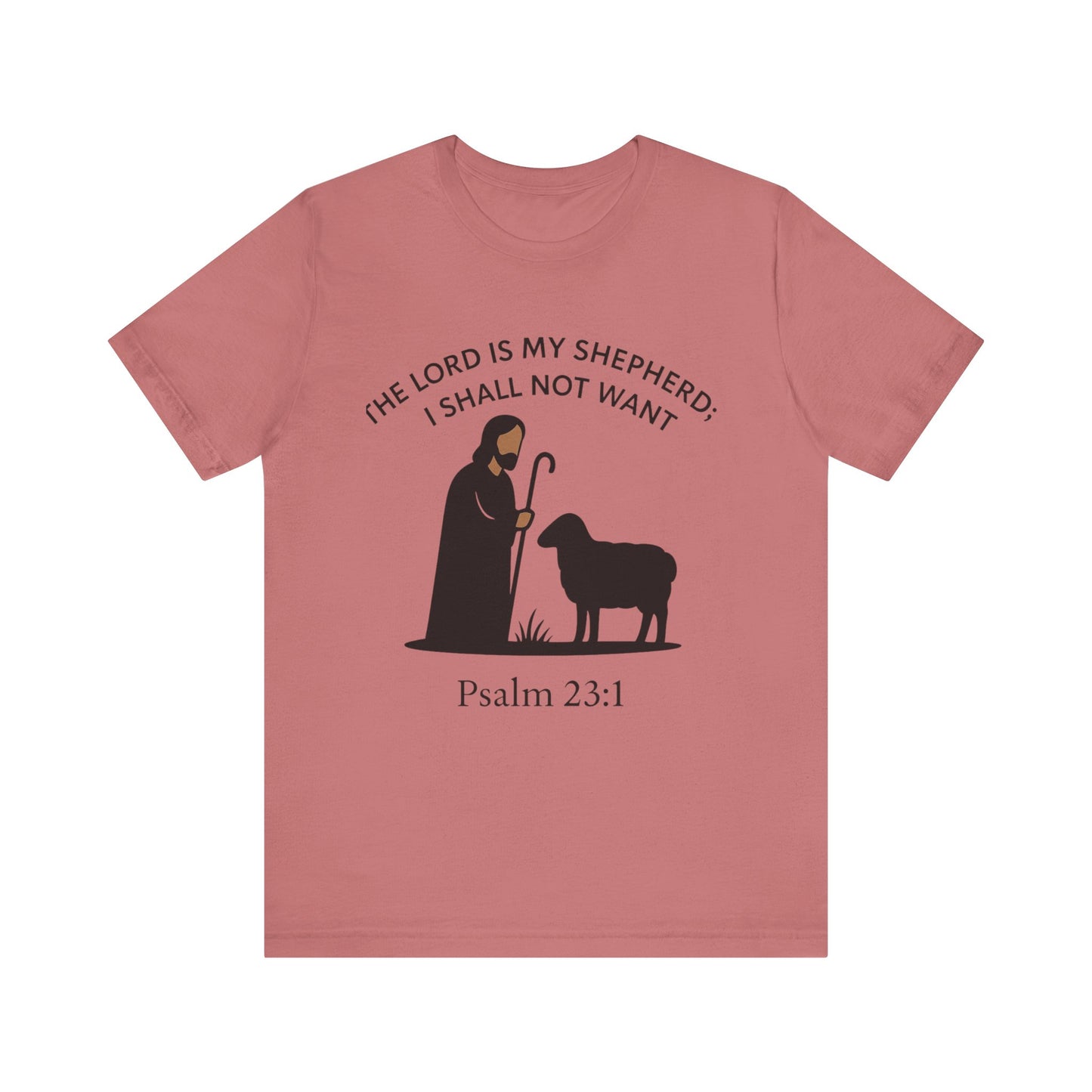 Christian Tee - Jesus Shepard and Black Sheep Design