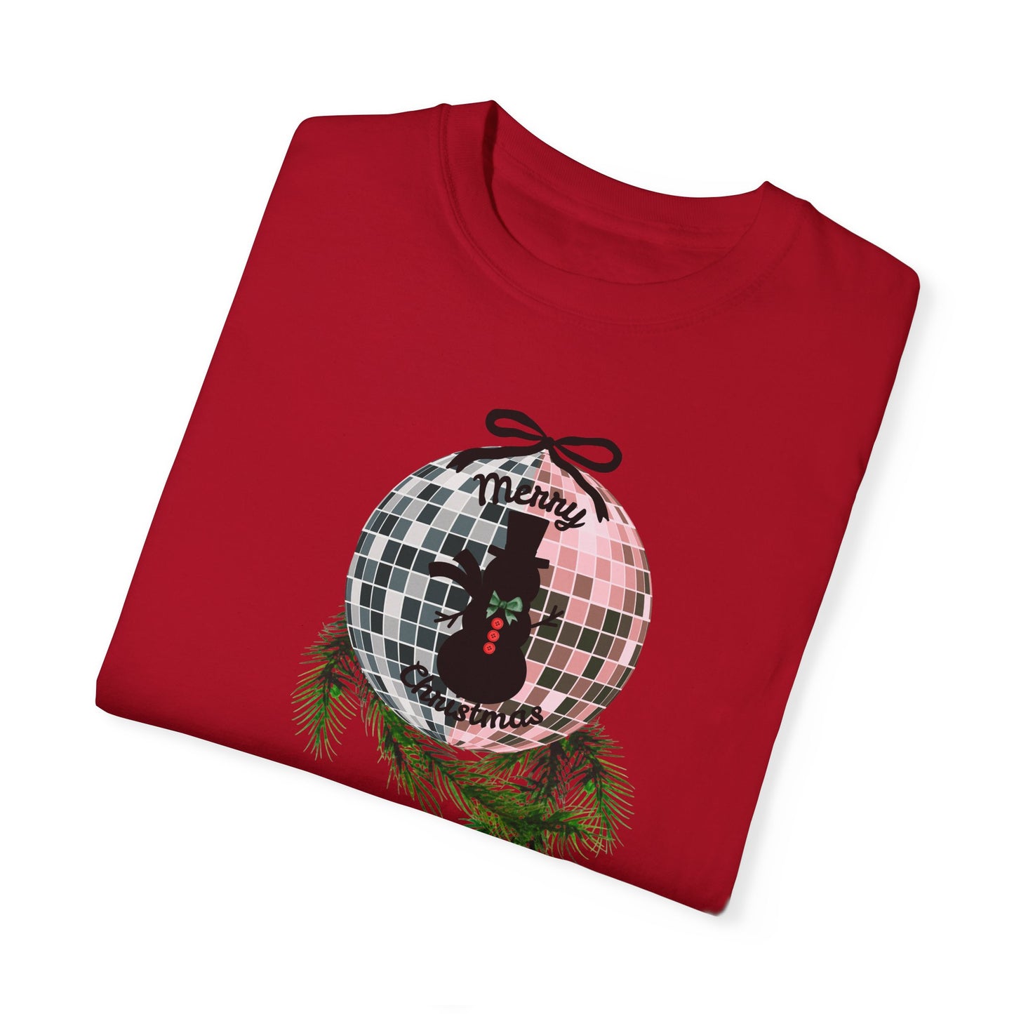 Christmas Disco Snowman T-shirt