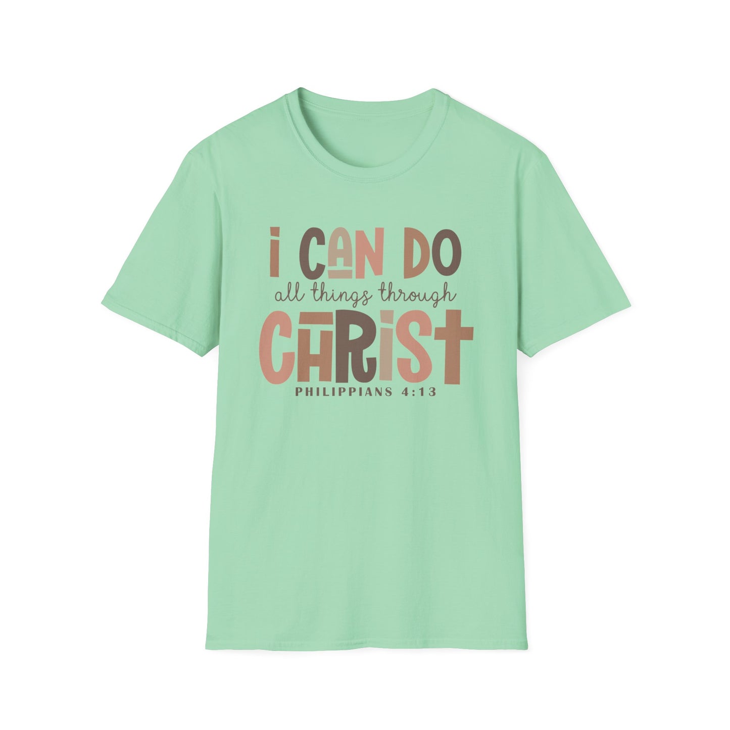 Faithful Unisex Tee with Inspirational Text - Earthtone Colors