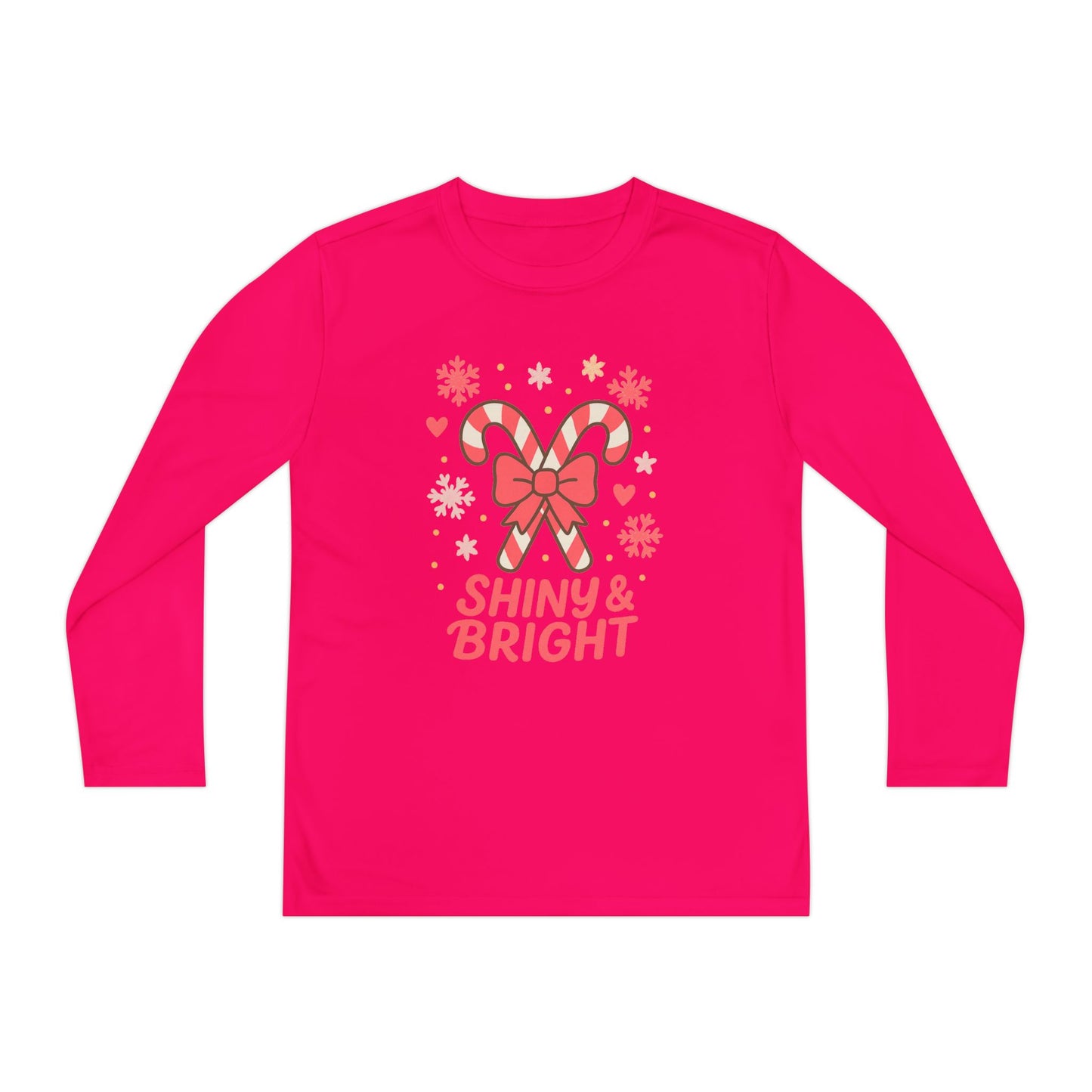 Long Sleeve Tee - Shiny & Bright Snowflake Design